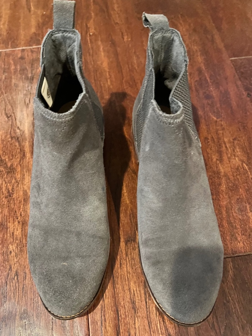 Toms Gray Ankle Boots sz 8.5